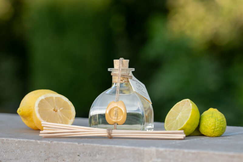 Diffuseur de parfum d'ambiance Agrumes. Fabriqué à la main en Provence.