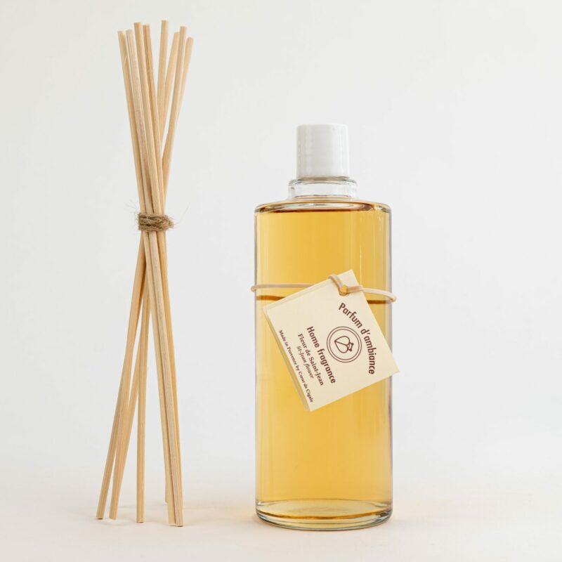 Recharge diffuseur d'ambiance parfum Fleur de Saint-Jean. Senteur florale pour la maison.