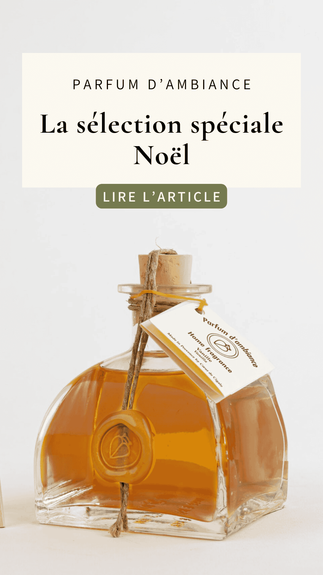 Parfum de Noël : la sélection de diffuseur d'ambiance Cœur de Cigale