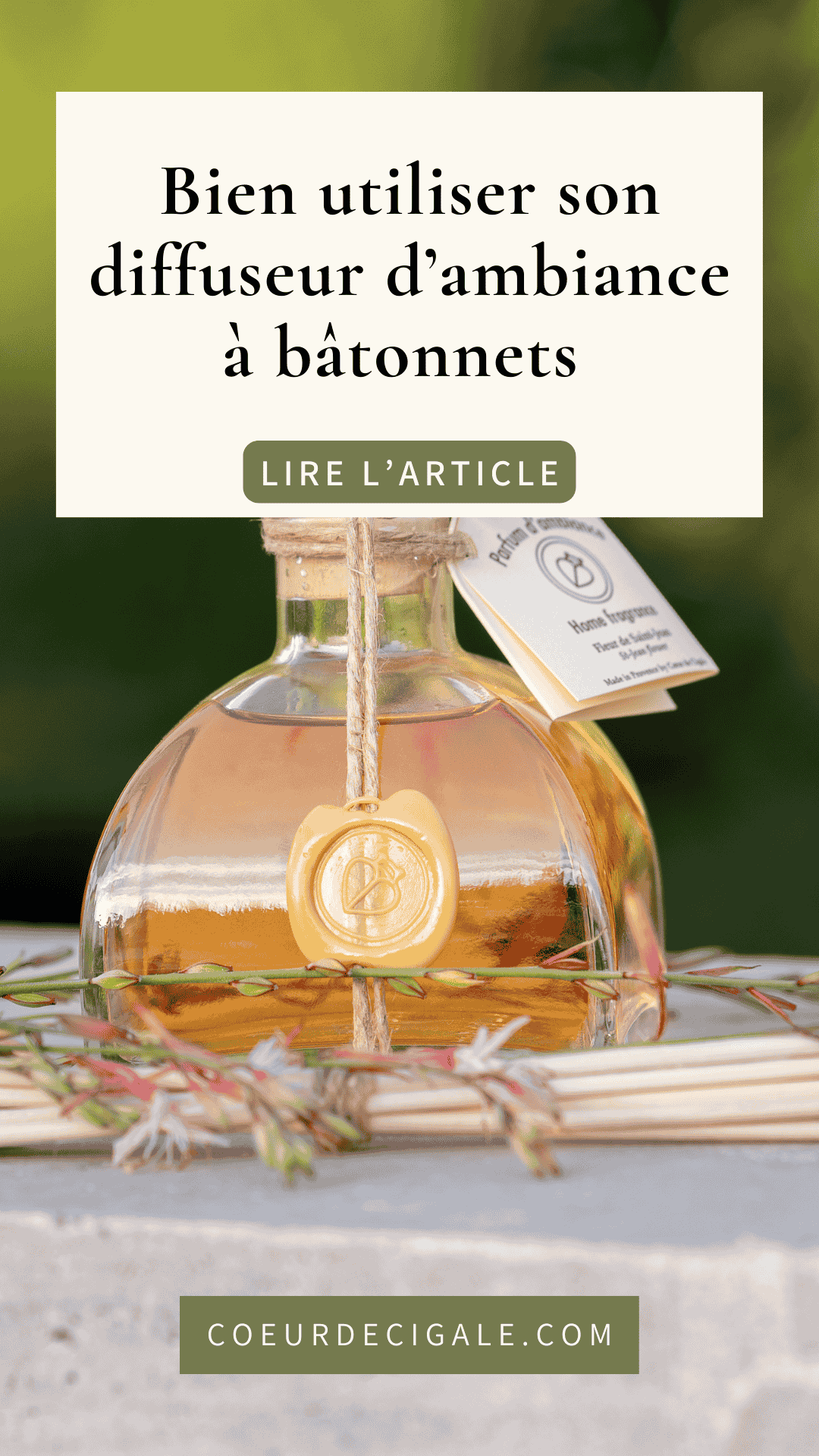 Comment bien utiliser son diffuseur de parfum d'ambiance à bâtonnets ? 