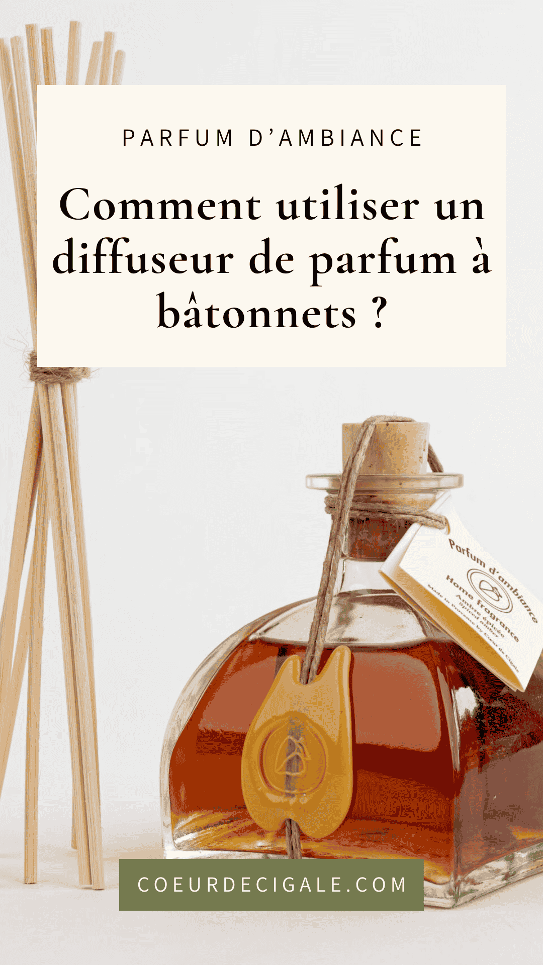 Comment utiliser un diffuseur de parfum à bâtonnets ? 